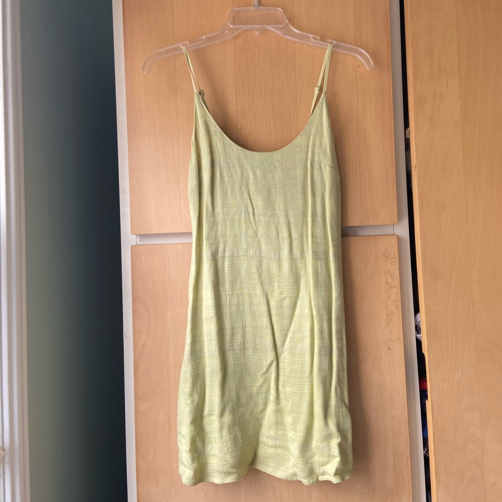 Light green slip dress from Urban Outfitters
